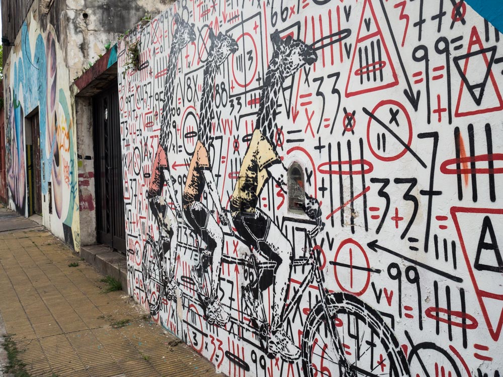 Buenos Aires Street Art Giraffe Stencil