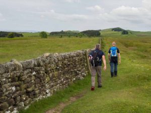 Guys Hiking Hadrian's Wall
