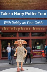 Dobby from Harry Potter is the best tour guide. With a snap of his fingers, he'll take you on a magical Harry Potter tour of the UK