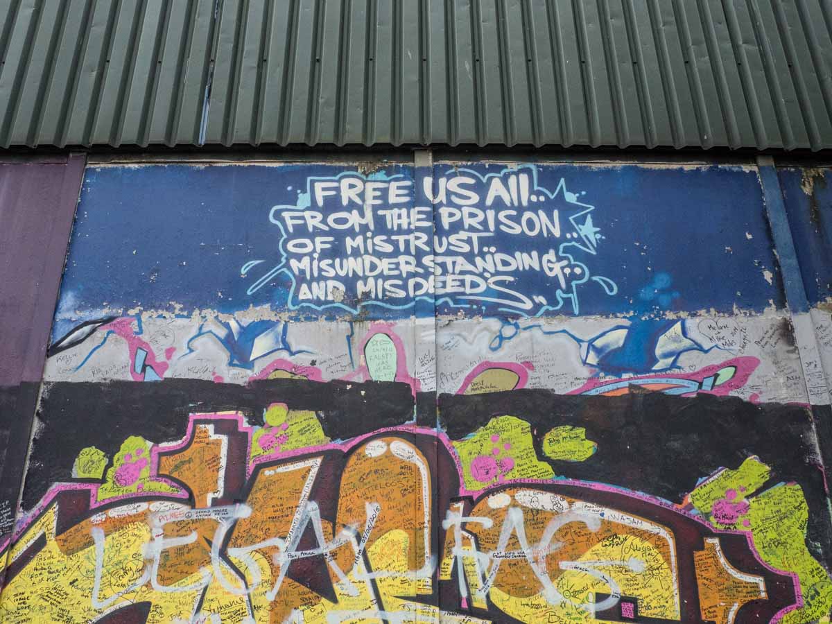 Mistrust Misunderstanding Peace Wall Belfast