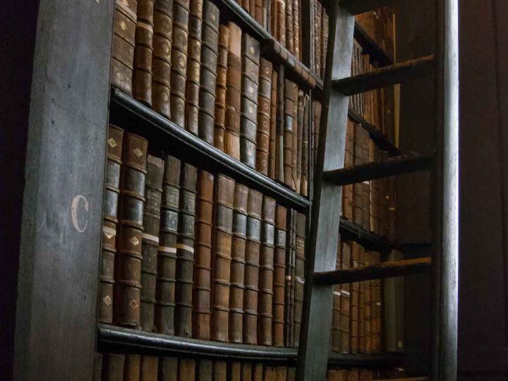 Trinity Library Long Room on Dublin Literary Tour