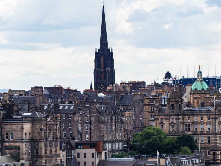 Calton Hill View of Edinburgh