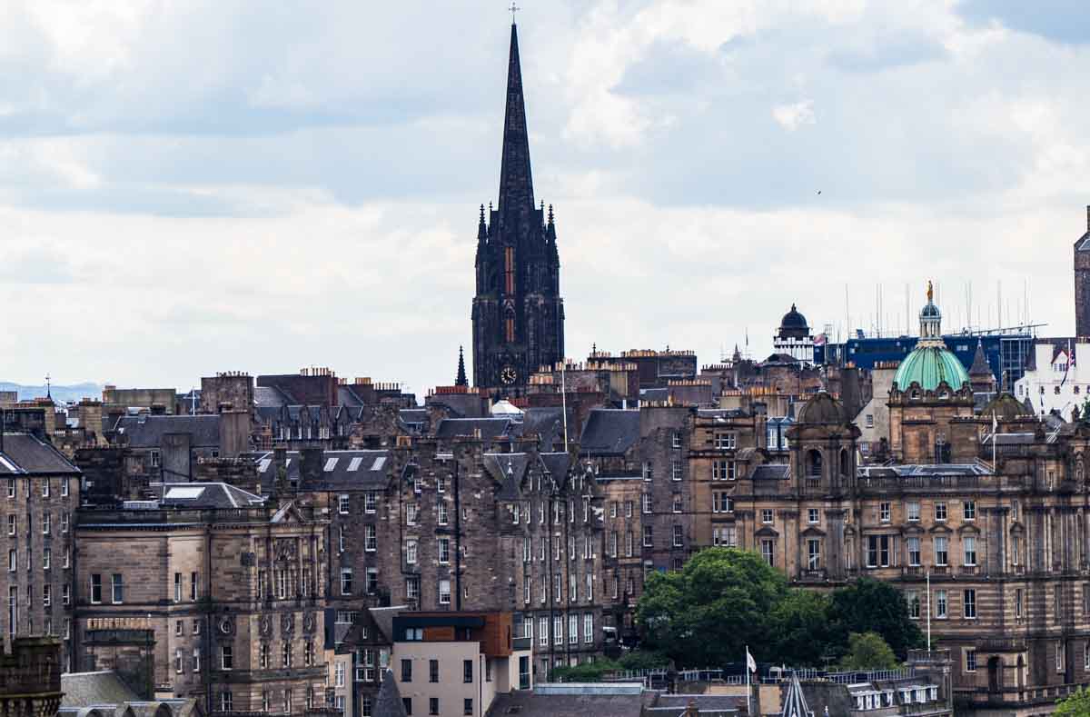 Calton Hill View of Edinburgh