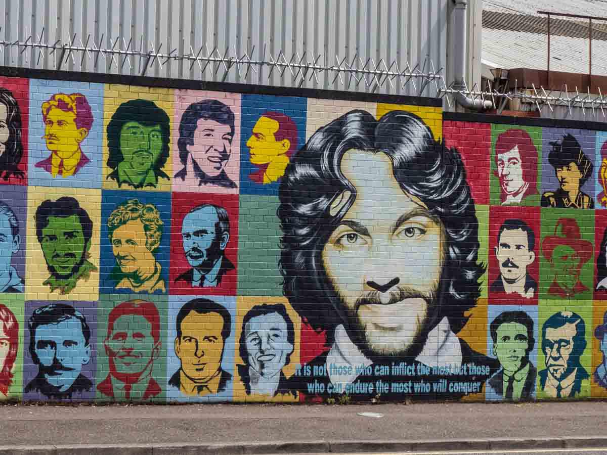 Belfast Catholic side murals
