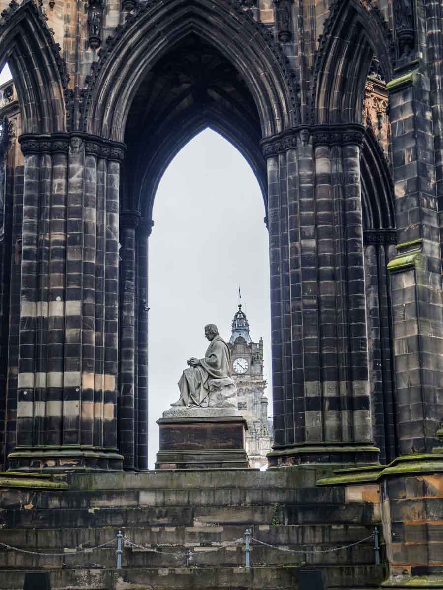 Scott Monument recommended by Rick Steves Edinburgh guide