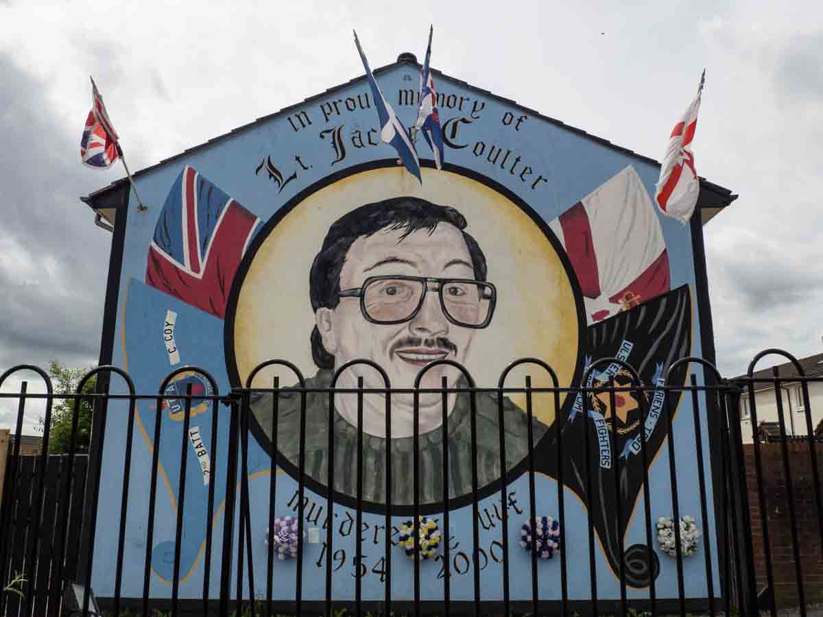 Belfast street murals- Coulter