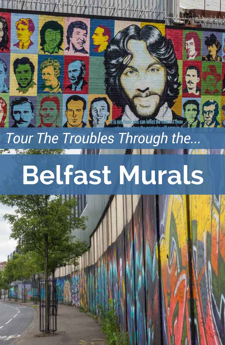 Take a Black Cab tour and see the sectarian Belfast murals. They tell a visual story of the Troubles and Northern Ireland's ongoing recovery.Then visit downtown Belfast for edgy and modern street art