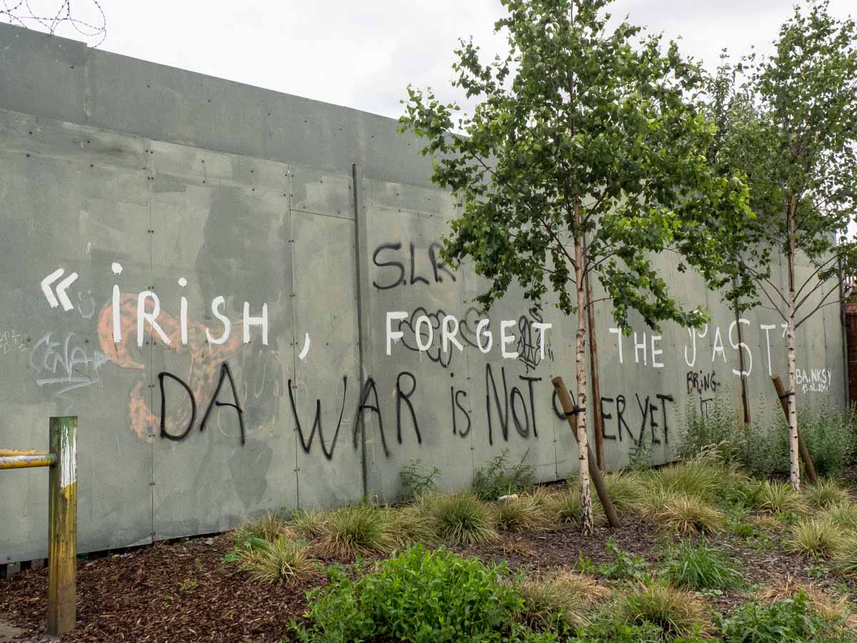 Belfast War Not Over Yet on Belfast Murals tour