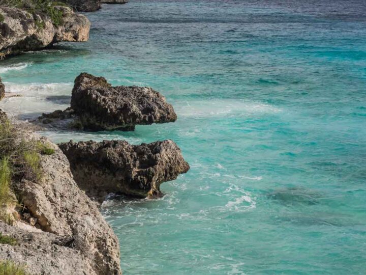Bonaire cruise port shoreline