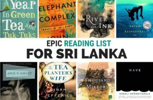Epic reading list for fifteen books set in Sri Lanka