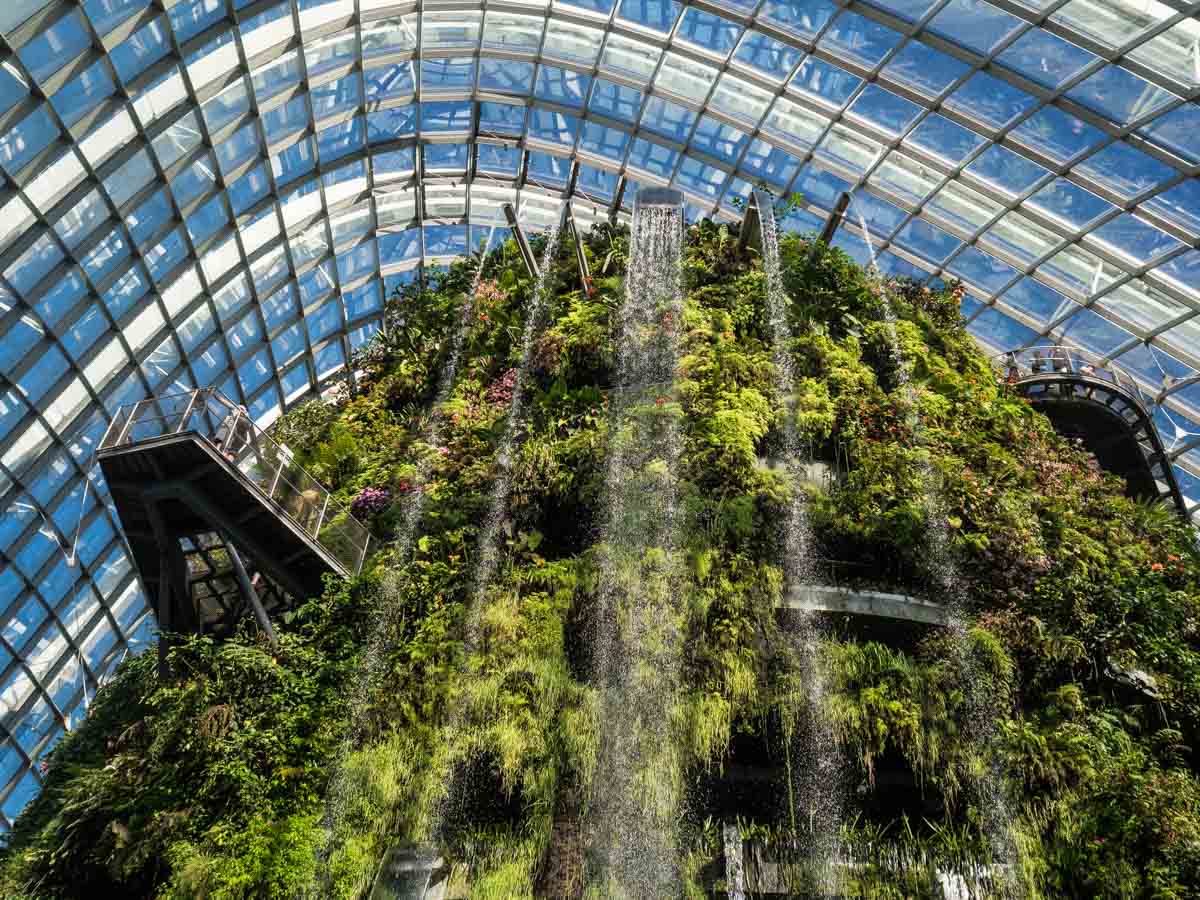 Singapore Gardens by the Bay Cloud Forest Conservatory