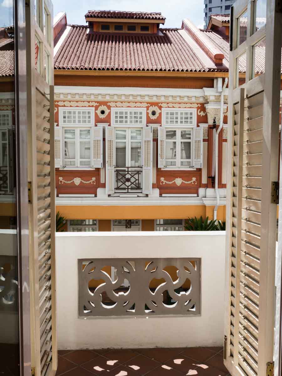 Hotel 1929 view of Chinatown Singapore