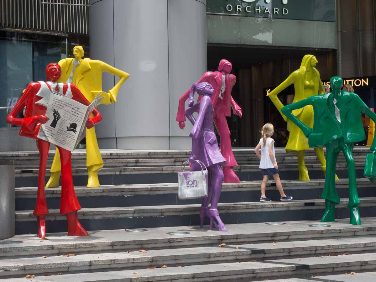 ION Orchard Lane Sculptures Best places to visit in Singapore in 3 days