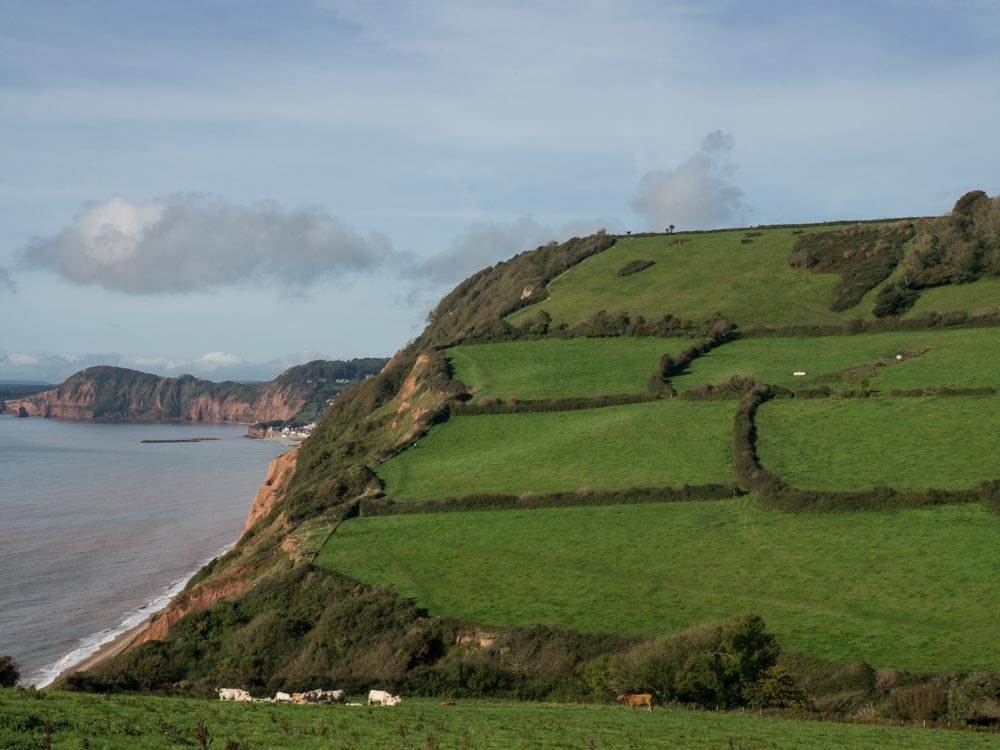 England Sifmouth Jurassic Coast Hike cliff top