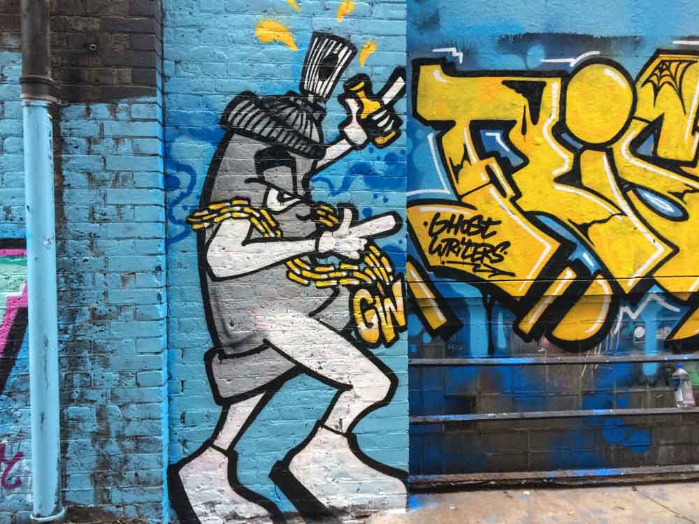 Shoreditch street art- Ghost Writers