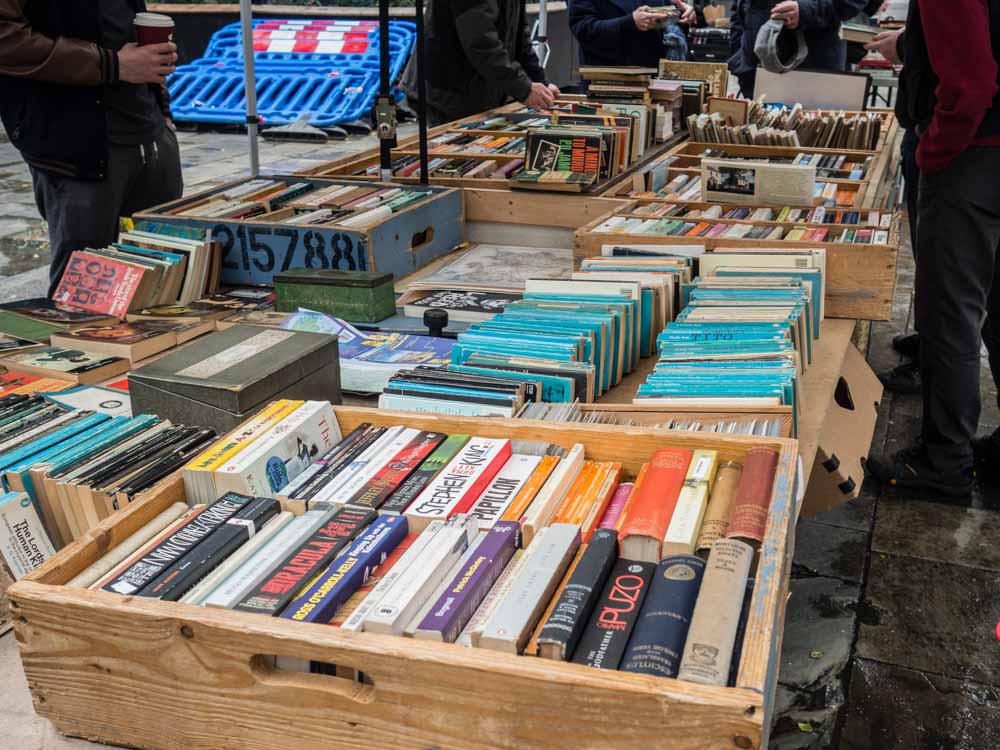 Temple Bar Book Market in Dublin