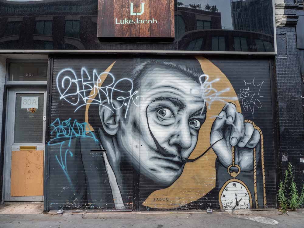 Brick lane mural by Zabou