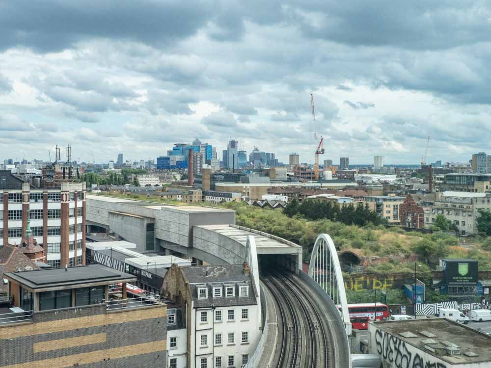 Shoreditch London Skyline