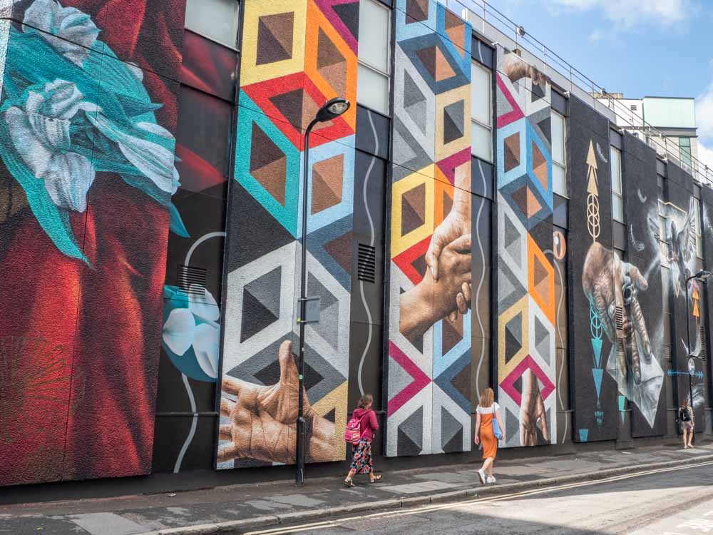 Holywel Lane Murals in Shoreditch