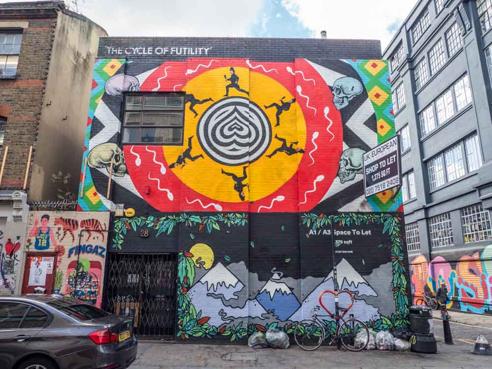 Shoreditch Mural Cycle of Futility