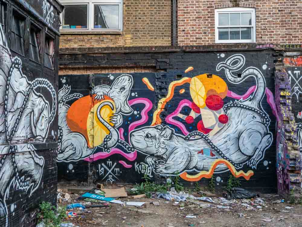 Brick Lane street art Rats