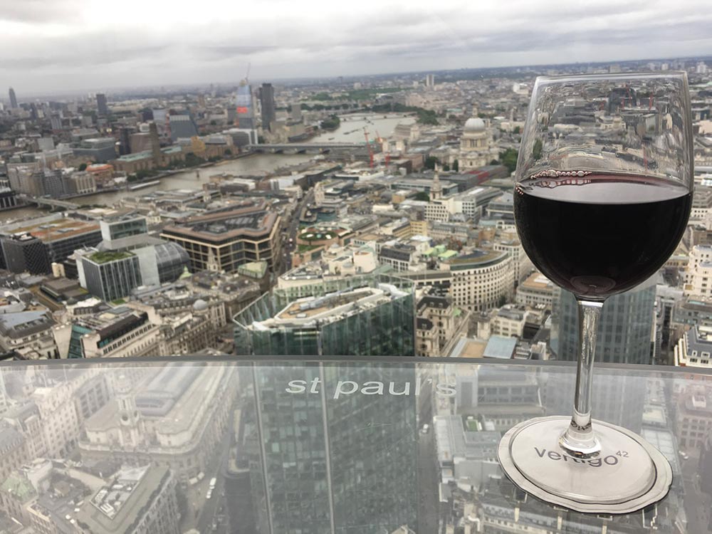 The London Views: Vertigo 42 Bar