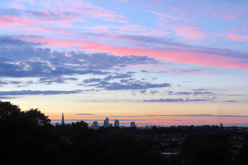 London Blythe Hill at Sunset