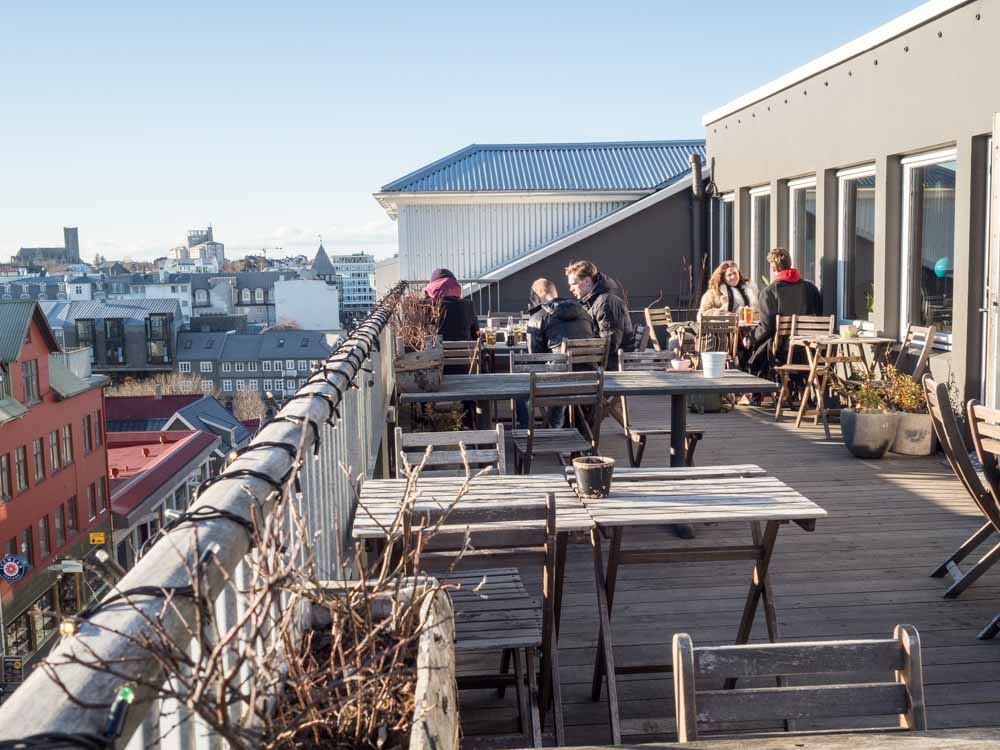 Loft Hostel Iceland Deck