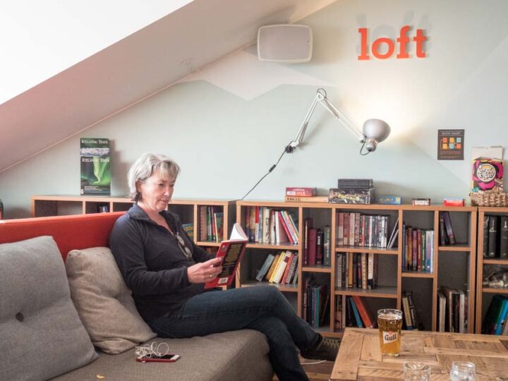 Reykjavik Loft Hostel lobby area