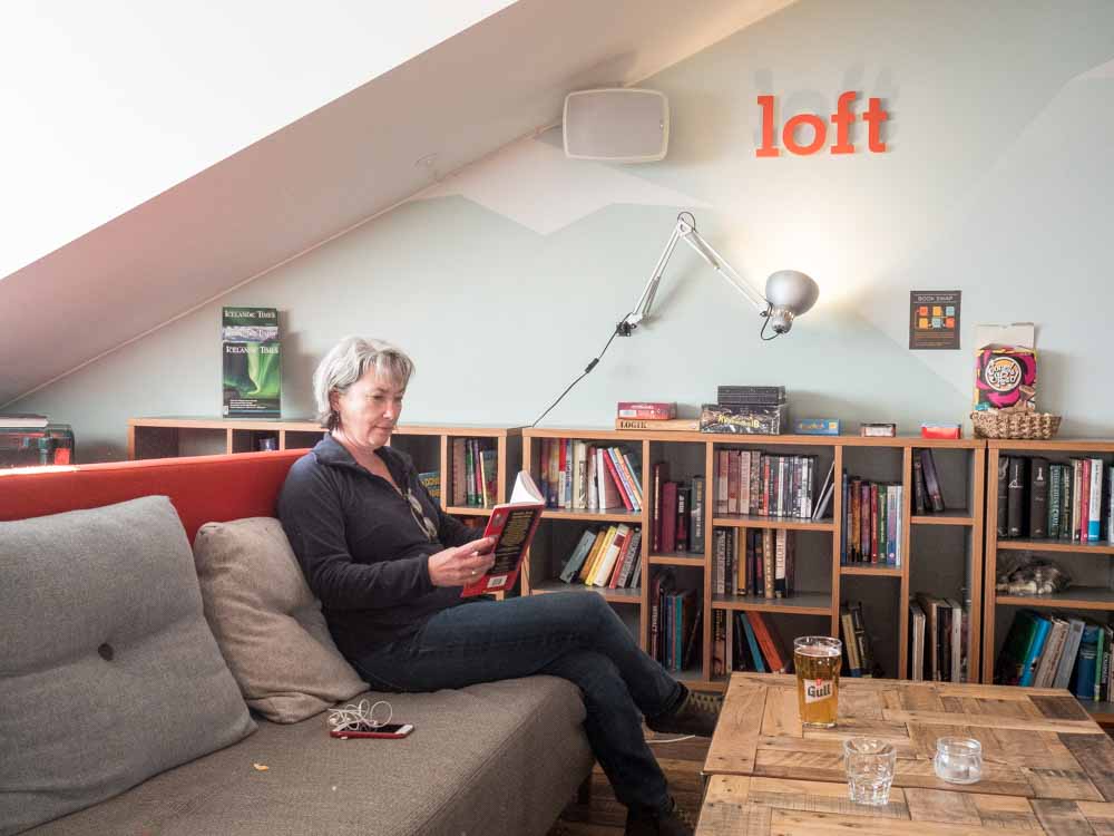 Reykjavok Loft Hostel lobby