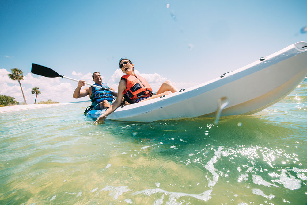 Activities in Panama City Beach: kayaking fun
