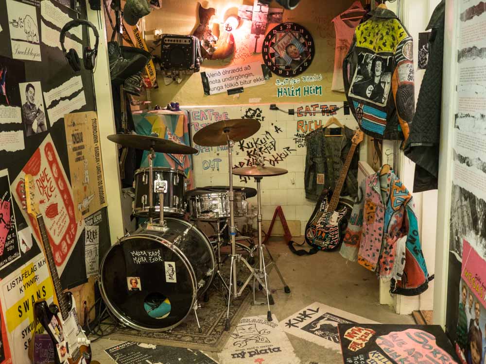 Reykjavik Punk Rock Museum Drum Ki
