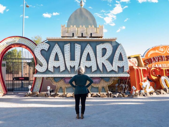 Best things to do in downtown Las Vegas: Sahara Sign
