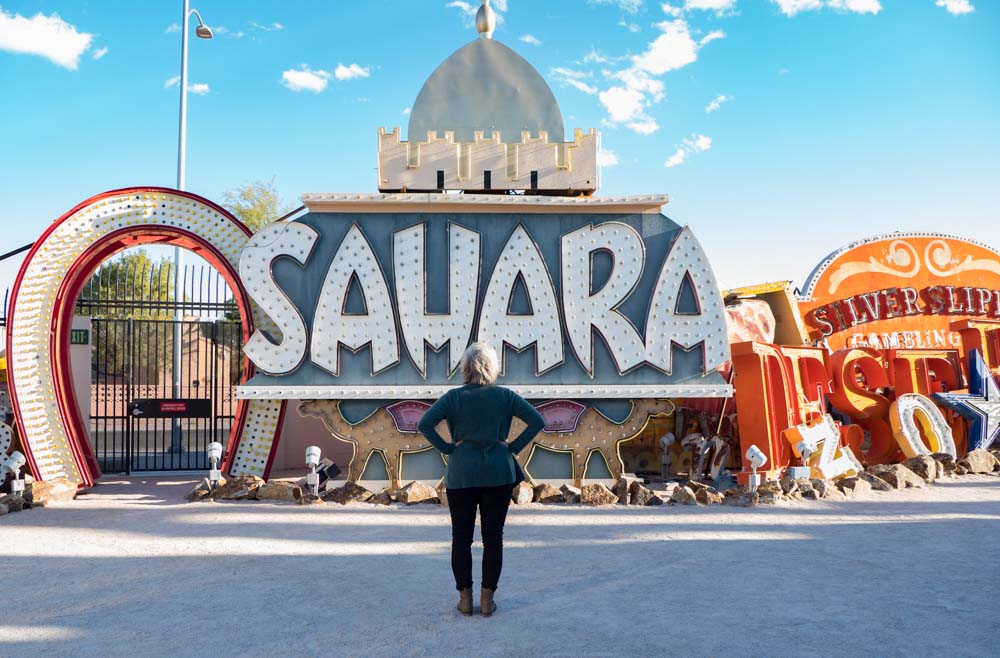 Best things to do in downtown Las Vegas: Sahara Sign