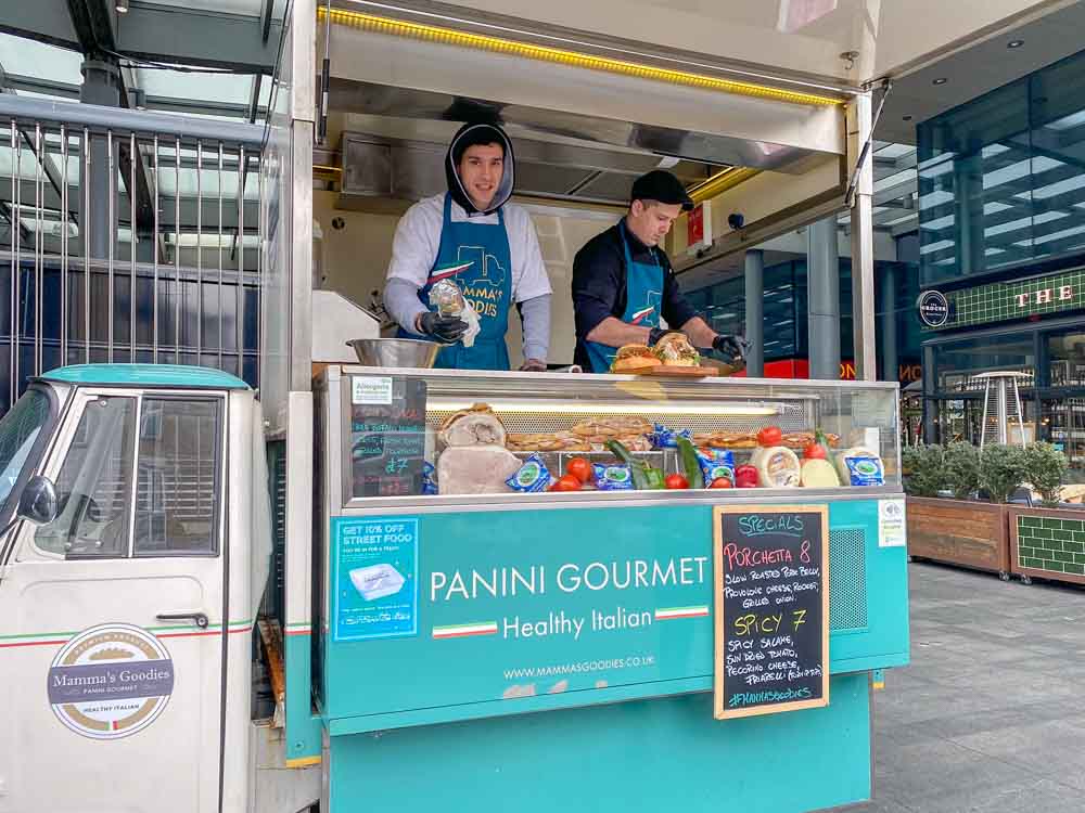 London Shoreditch Panini Gourmet Spitalfields