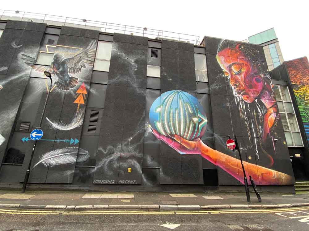 London Shoreditch street art Mr Cenz