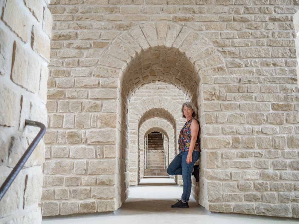 Luxembourg Vianden Castle Archways