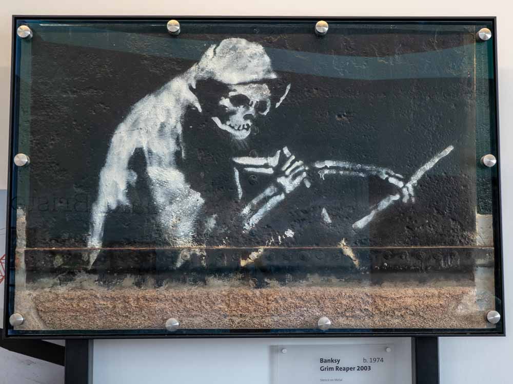 Bristol's Banksy Grim Reaper