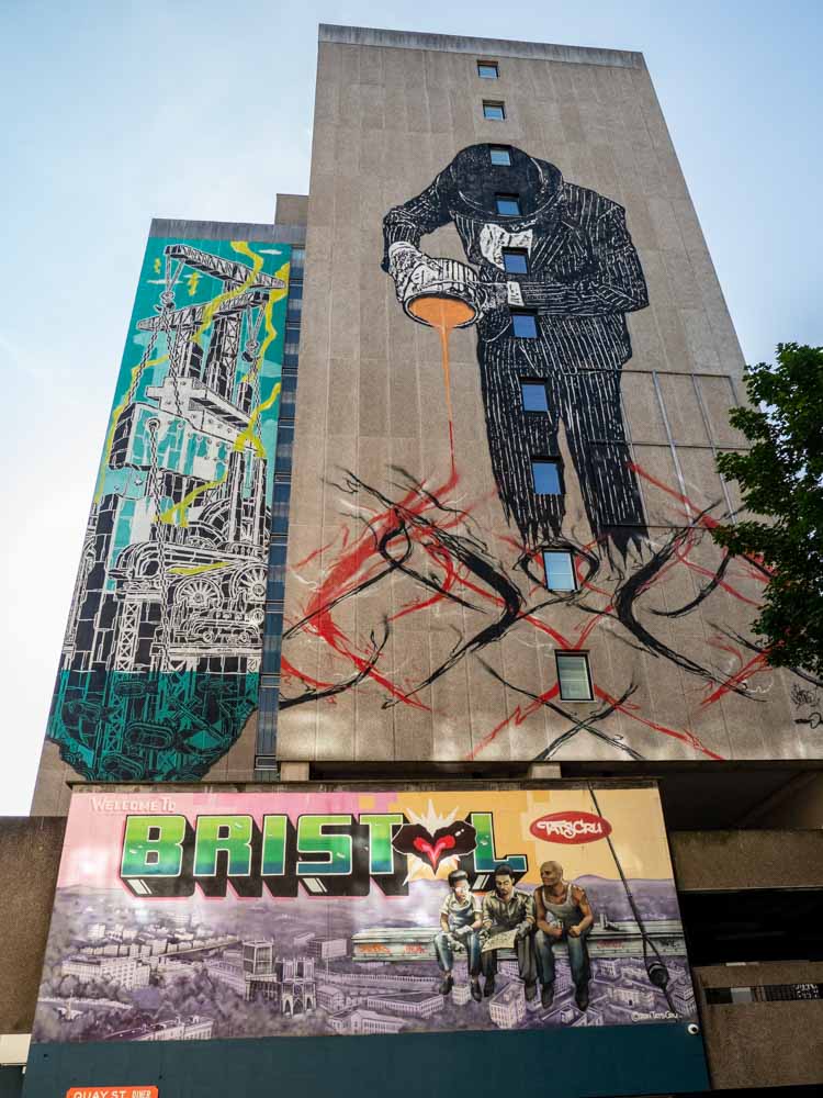 Bristol street art on Nelson street See No Evil Festival