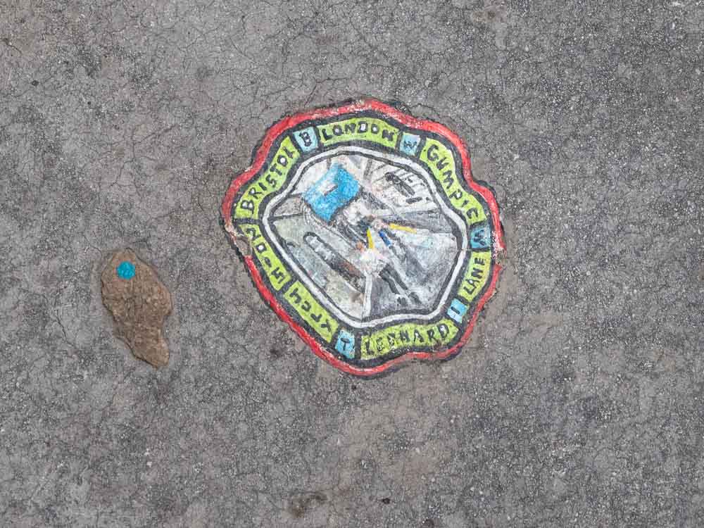 Bristol Leonard Lane street art Ben Wilson gum art