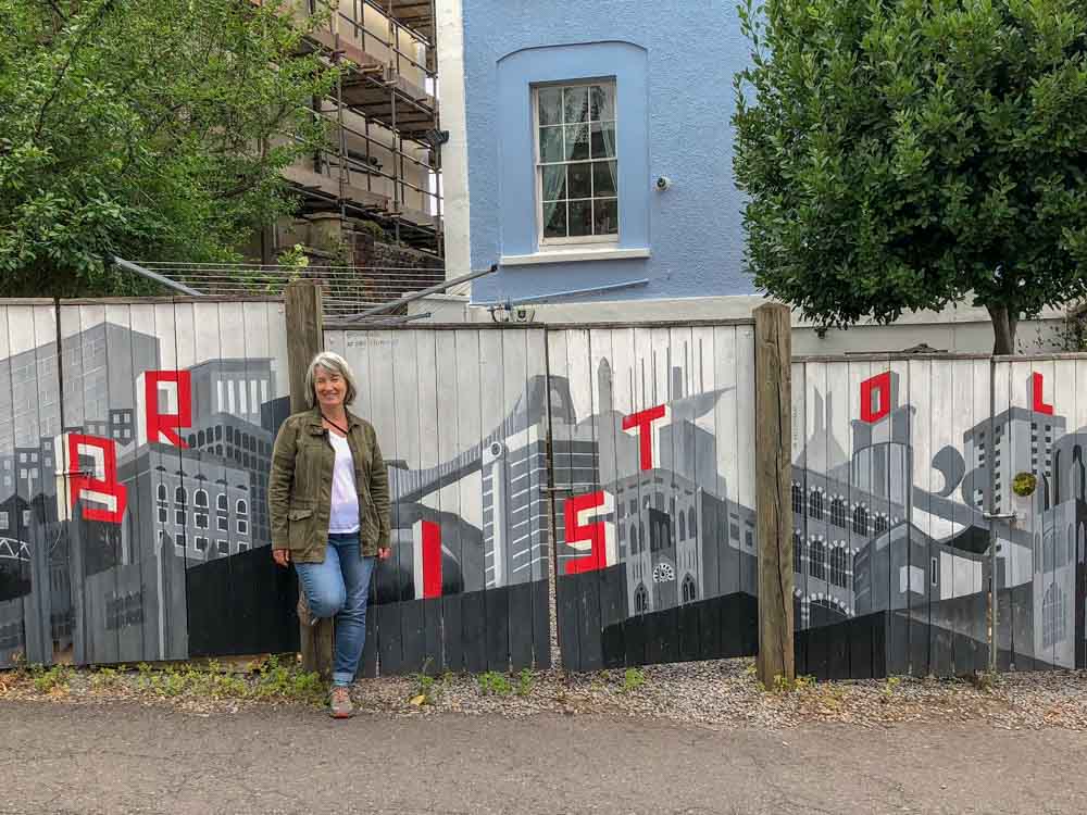 Bristol street art skyline in Bedminster