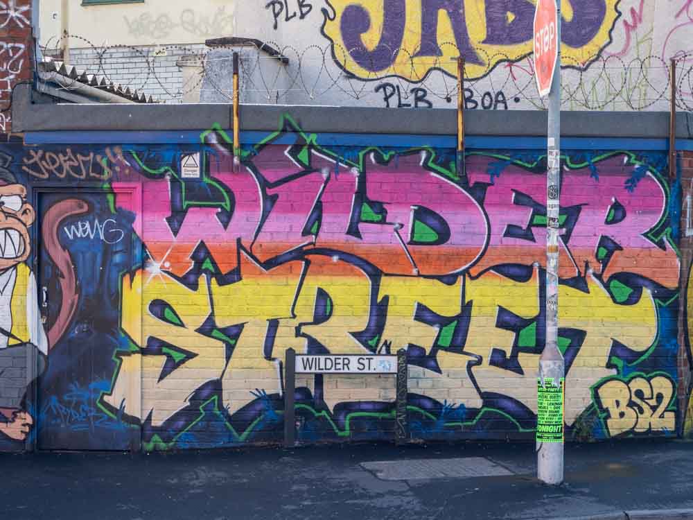 Bristol graffiti in Stokes Croft on Wilder Street by BS2