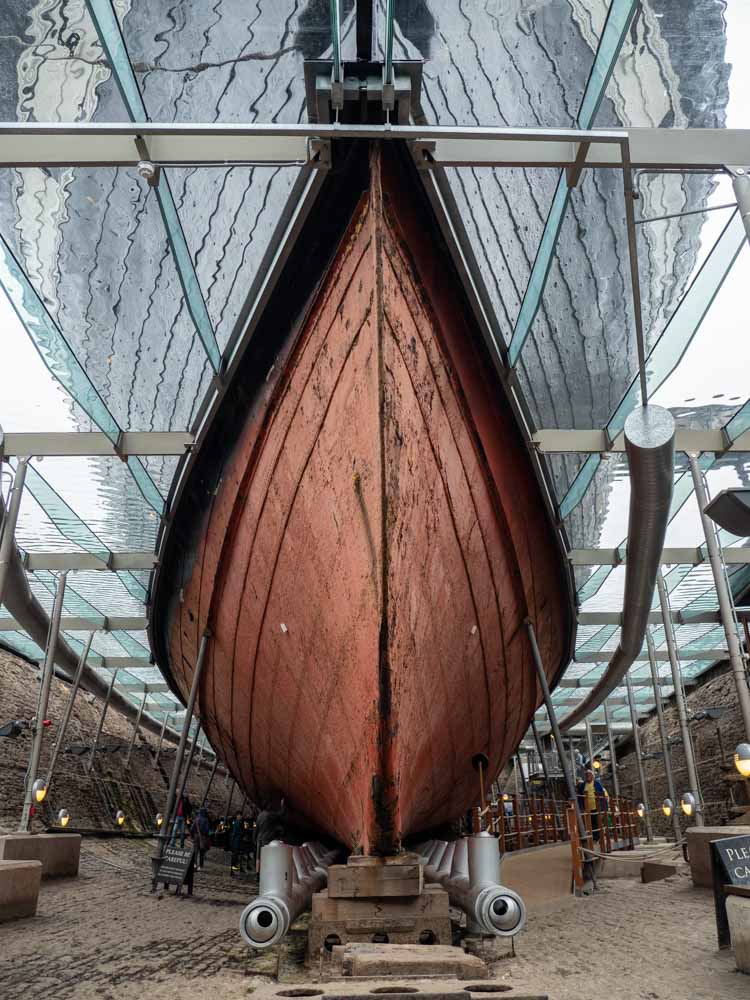 SS Great Britain Bristol ship from below