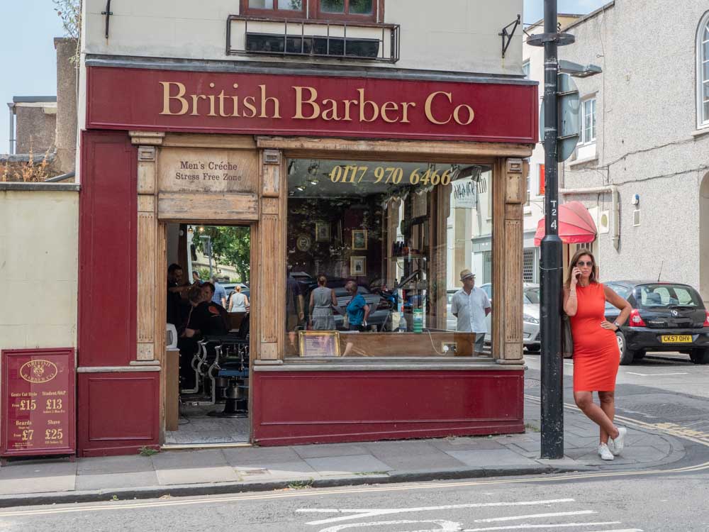 What to see in Bristol- Clifton Village British Barber shop