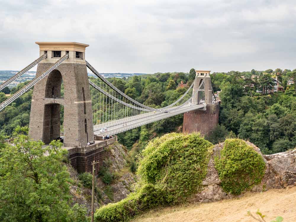 What to do in Bristol- see Clifton Bridge over Cheddar Gorge