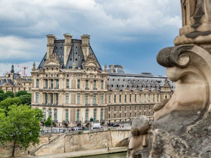 Paris four day itinerary: View of the Louvre