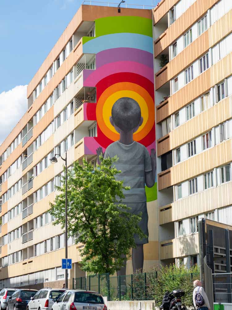 Paris street artist Seth. Piece in the 11th arr