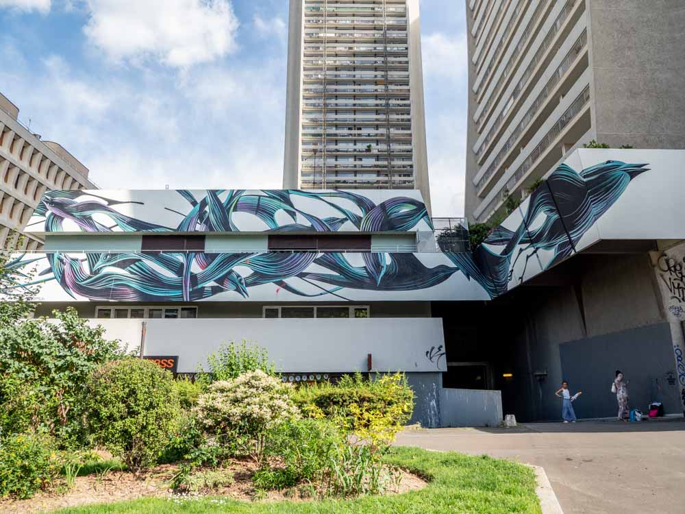 Paris mural by Pantonio in 13th arr