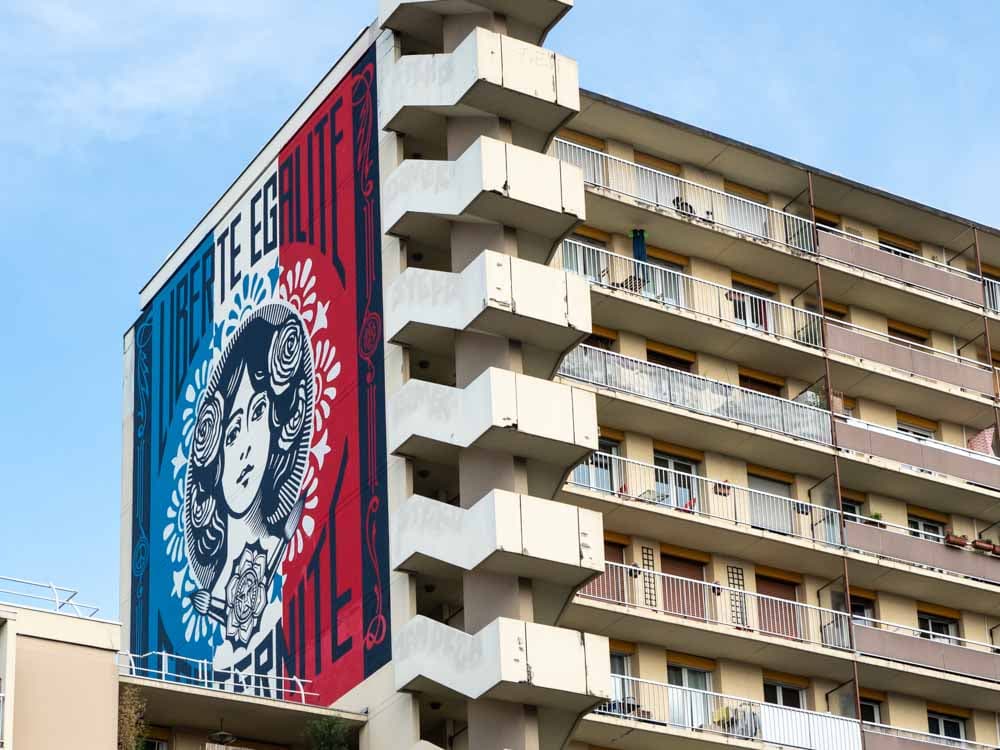 Paris mural Shepard Fairey 13th arrondissement
