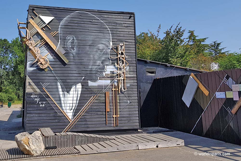 france Paris Canal Ourcq musician mural